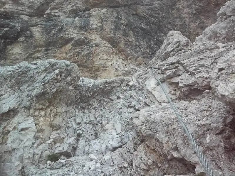 via ferrata Ferrata Tomaselli a Cima Fanes
