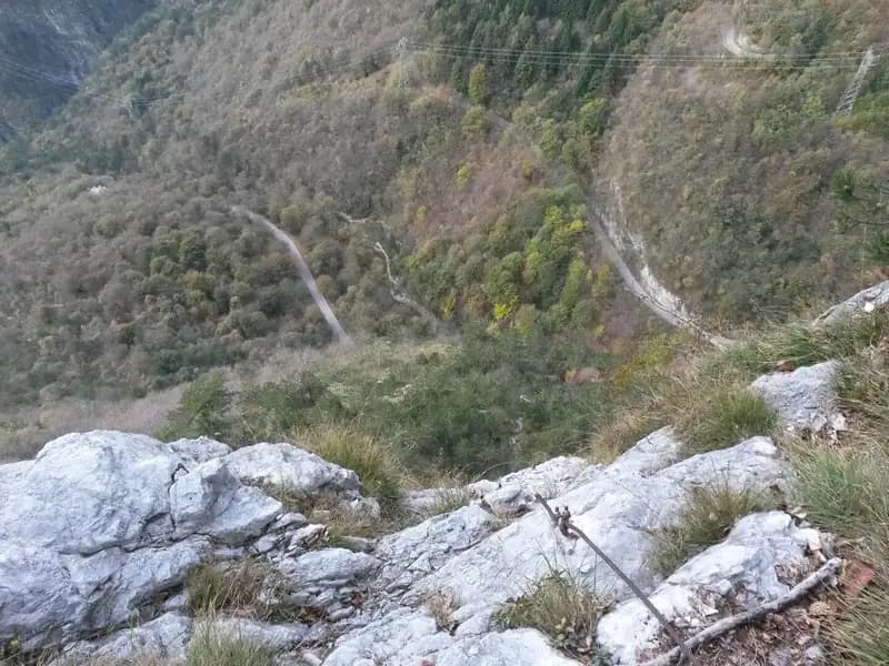 via ferrata Ferrata Tramuntin al Monte Rest