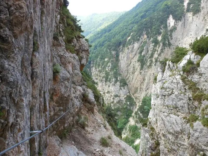 via ferrata Ferrata Viali al Gramolon