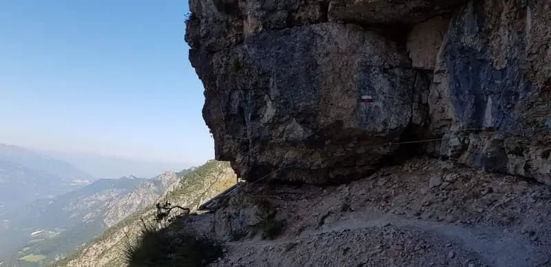 via ferrata Sentiero Attrezzato Pojesi