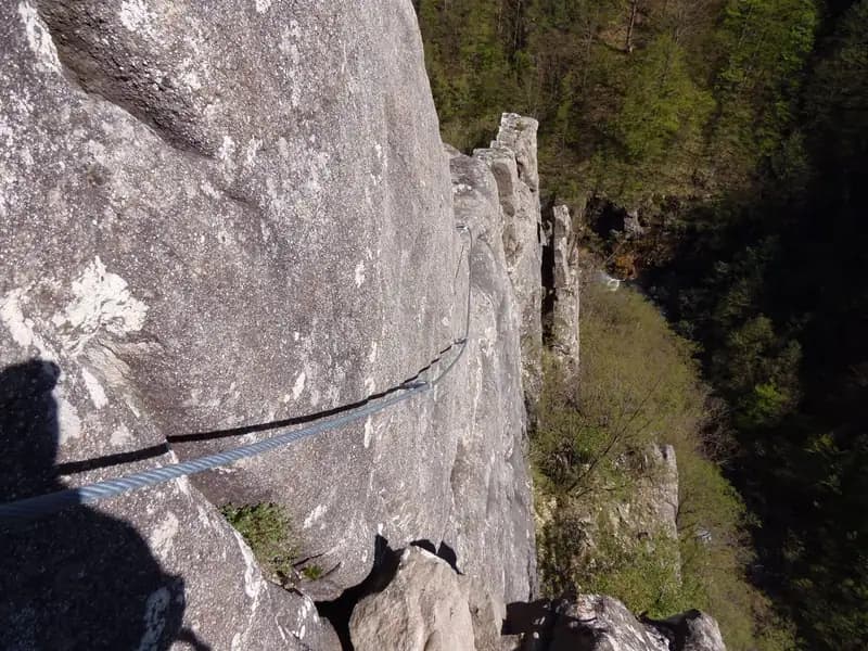 via ferrata Ferrata Barranco del Dolo