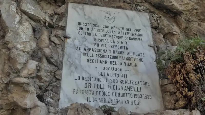 via ferrata Sentiero Attrezzato Burrone Giovanelli
