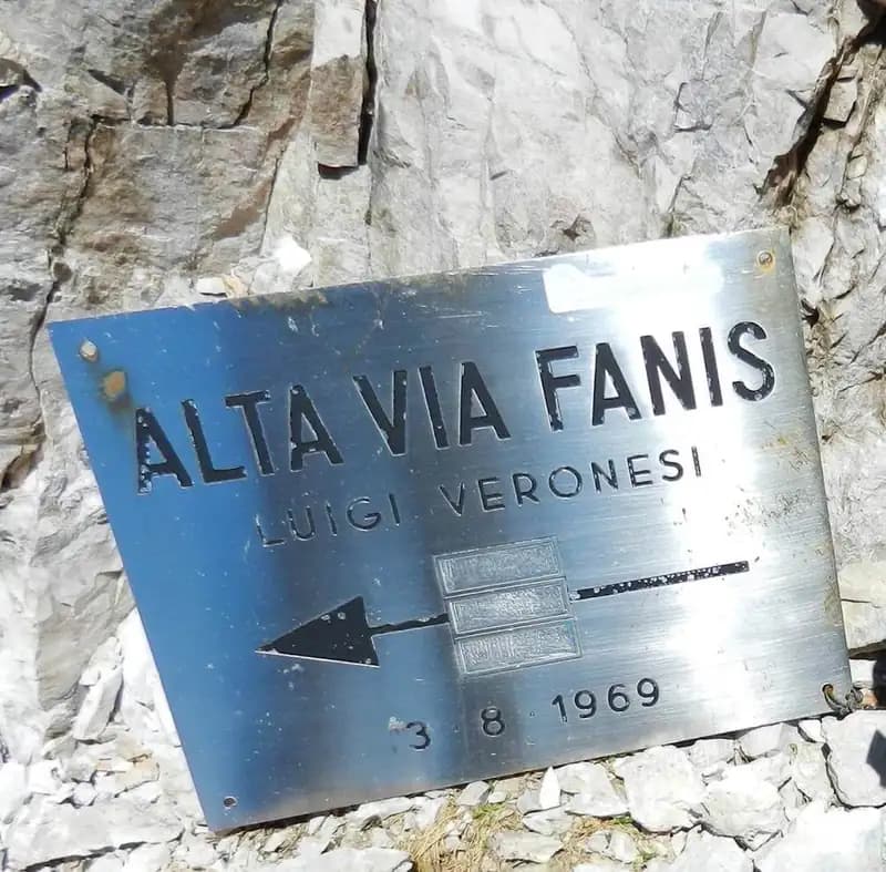 via ferrata Sentiero Attrezzato della Cengia Veronesi