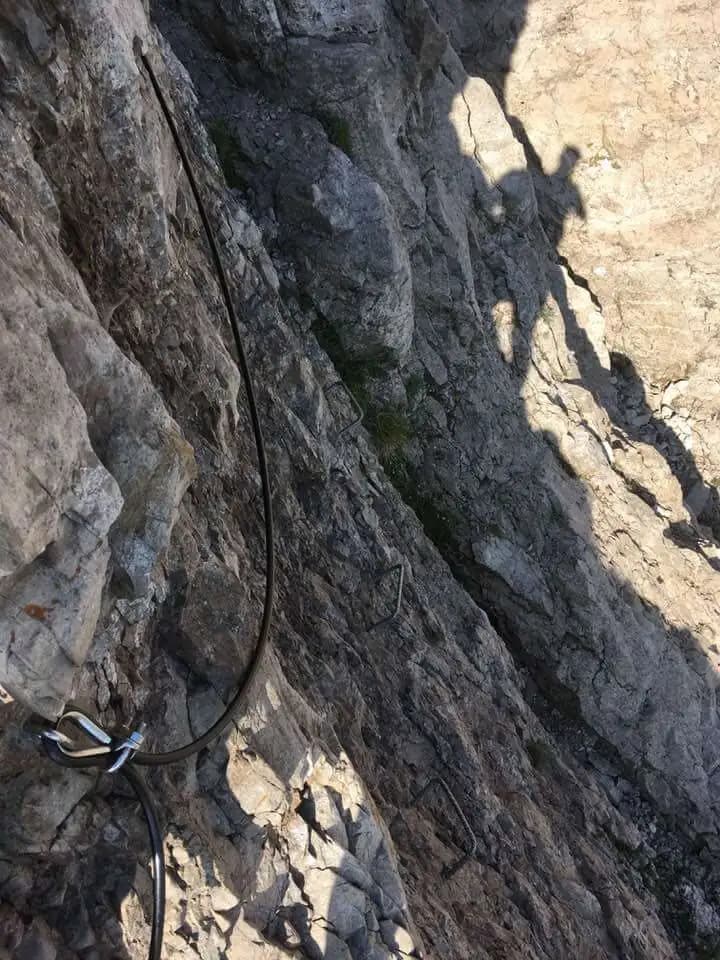 via ferrata Sentiero Attrezzato della Cresta Sinigaglia