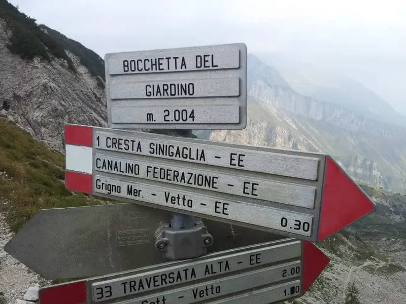 via ferrata Sentiero Attrezzato della Direttissima