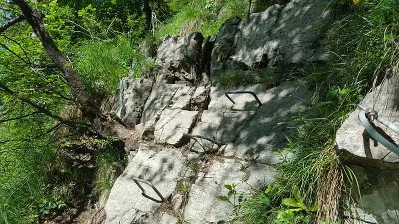 via ferrata Sentiero Attrezzato delle Foppe