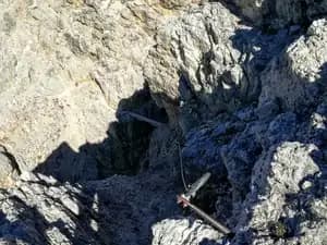 via ferrata Sentiero Attrezzato Kaiserjager
