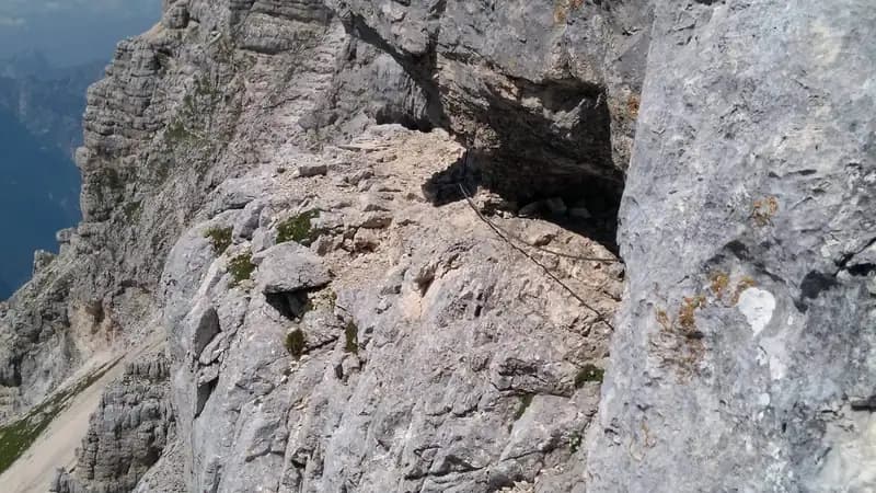 via ferrata Sentiero Attrezzato Leva