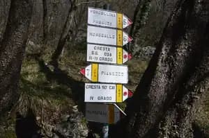 via ferrata Sentiero Attrezzato del Moregallo