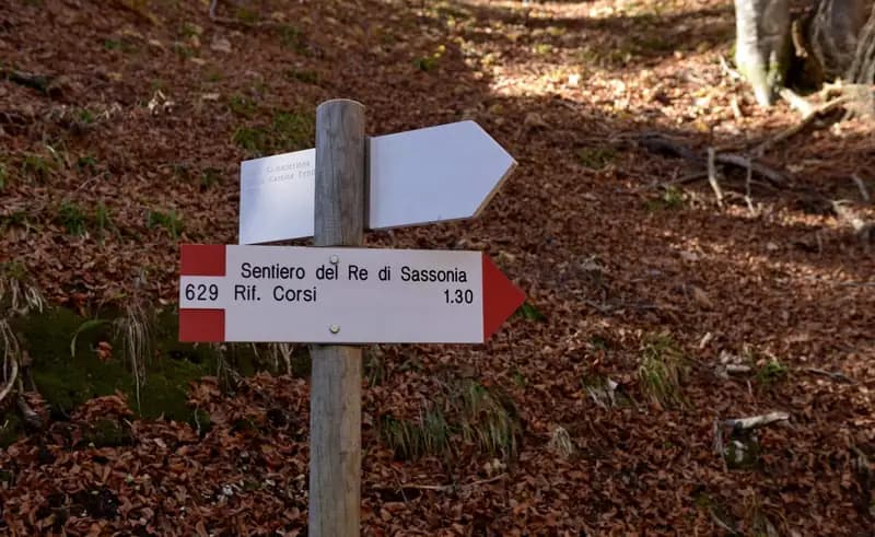 via ferrata Sentiero Attrezzato Re di Sassonia