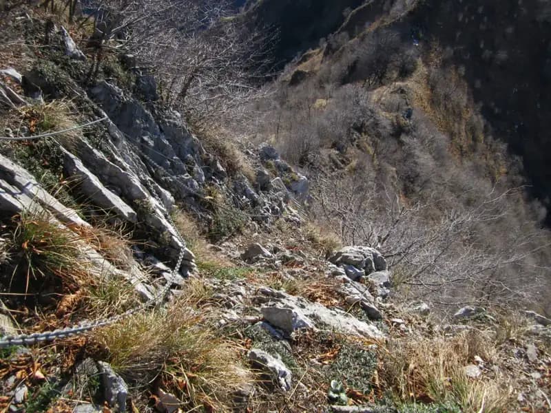 via ferrata Sentiero Attrezzato di Sileggio