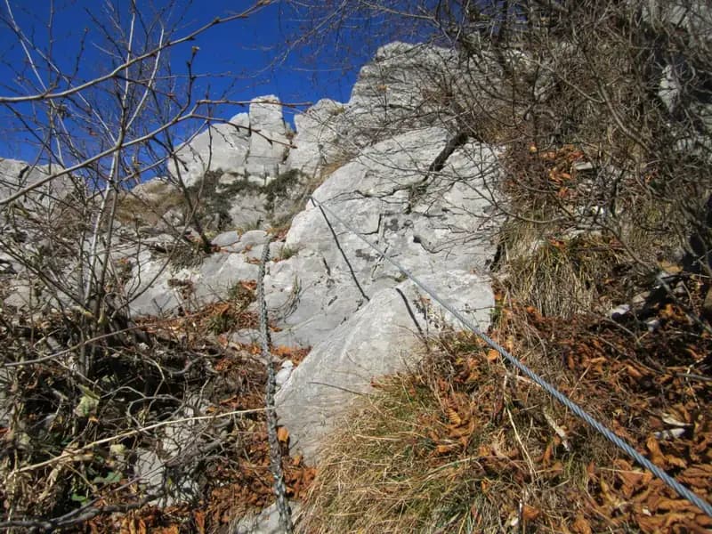 via ferrata Sentiero Attrezzato di Sileggio