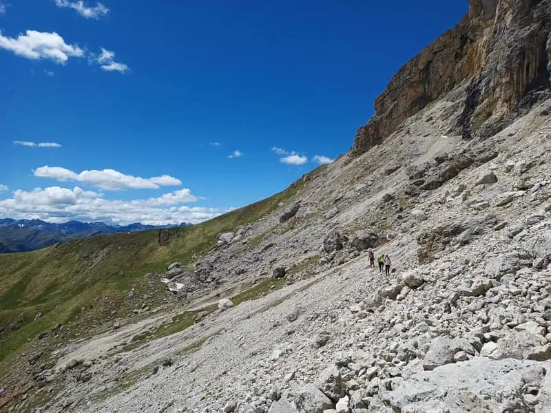 via ferrata Ferrata alla Forcella del Sassolungo