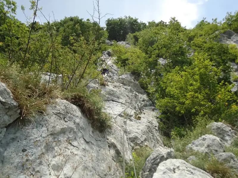 via ferrata Ferrata del Corno Rat