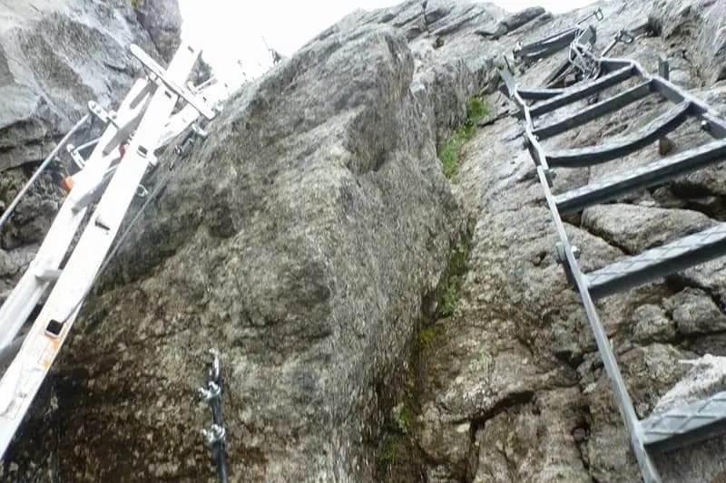 via ferrata Ferrata del Camino / Ghiacciaio