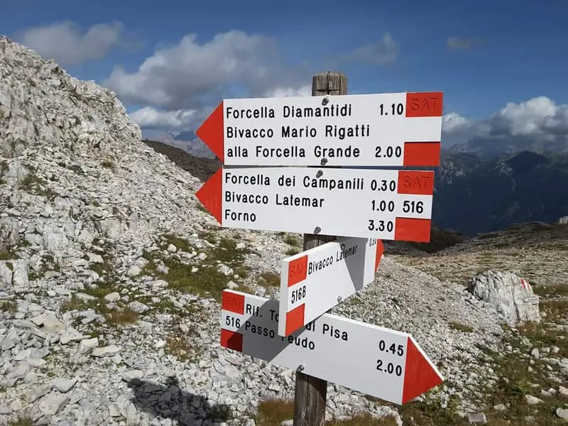 via ferrata Ferrata dei Campanili del Latemar