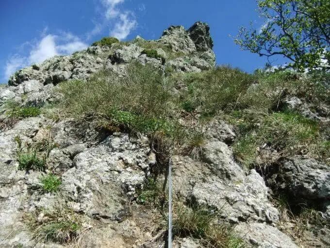 via ferrata Ferrata Ferrari al Monte Roncalla