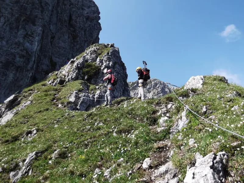 via ferrata Ferrata Capitano Bilgeri