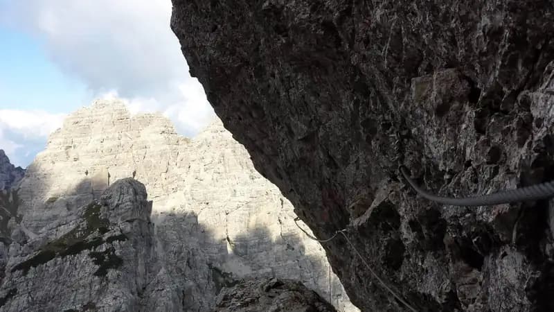 via ferrata Ferrata Cassiopea