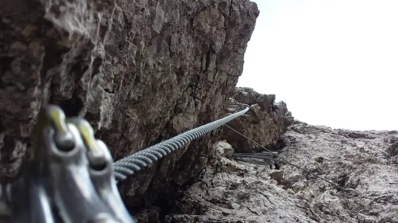 via ferrata Ferrata Cassiopea