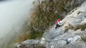 via ferrata Ferrata Caspai