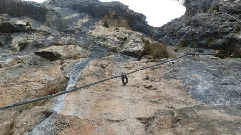 via ferrata Ferrata Caspai