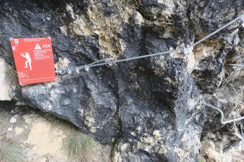 via ferrata Ferrata Croce di Fai