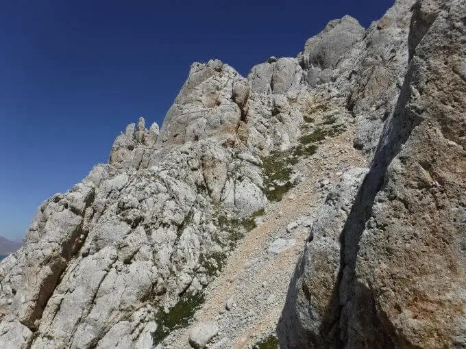 via ferrata Ferrata Danesi al Corno Piccolo