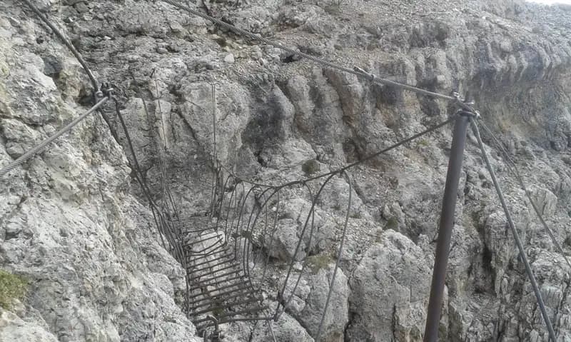 via ferrata Ferrata del Vallon