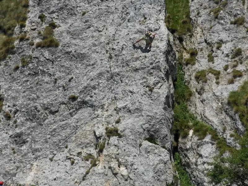 via ferrata Ferrata Ferrari al Gramolon