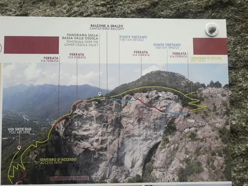via ferrata Ferrata di Montorfano