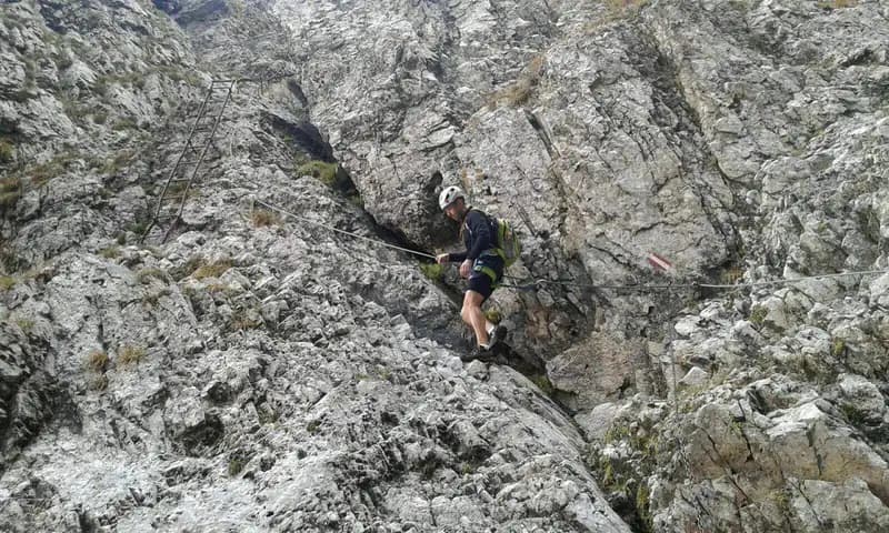 via ferrata Ferrata Passo della Porta alla Presolana