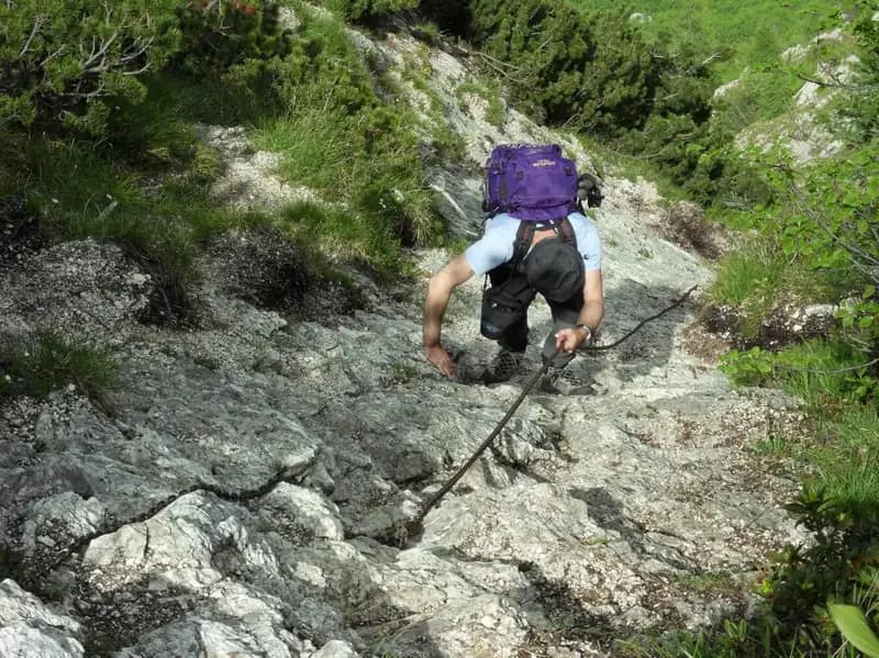 via ferrata Ferrata del Pizzo Badile Camuno
