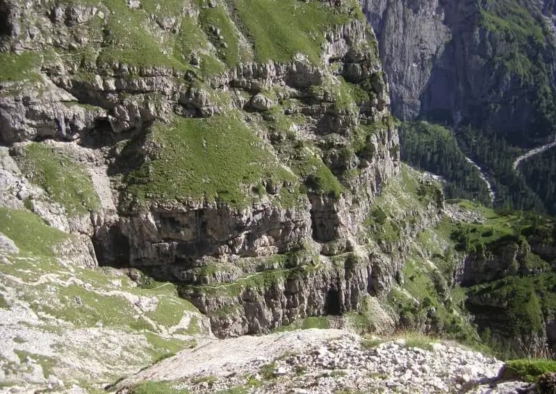 via ferrata Sentiero Attrezzato del Cacciatore