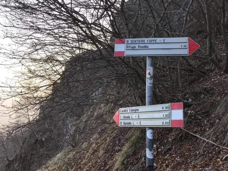 via ferrata Sentiero Attrezzato delle Foppe