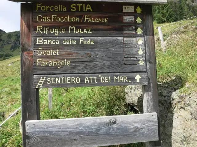 via ferrata Sentiero Attrezzato dei Mar