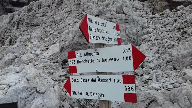 via ferrata Ferrata Oliva Detassis