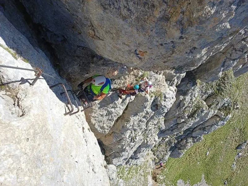 via ferrata Ferrata alla Forcella del Sassolungo