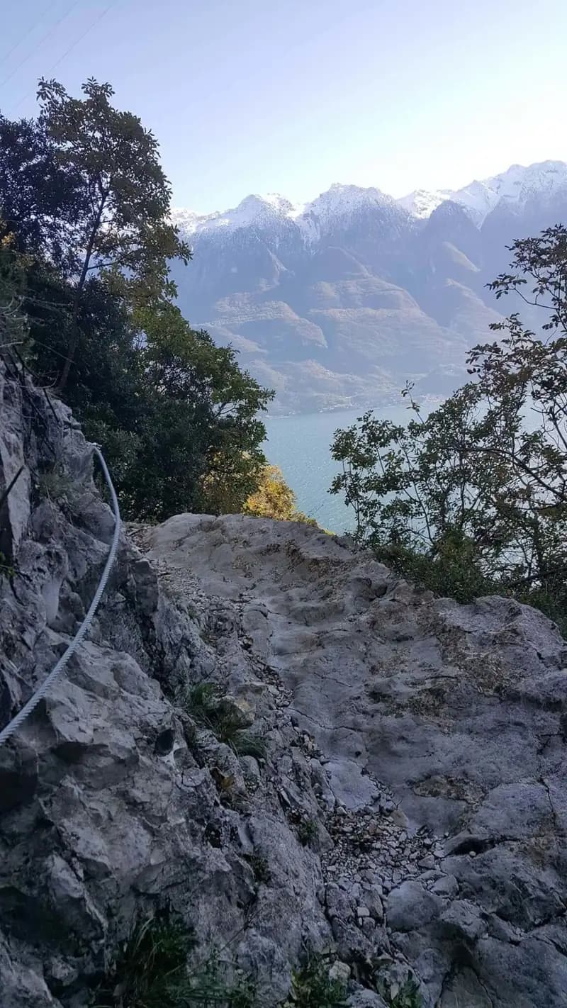 via ferrata Ferrata di Campione del Garda