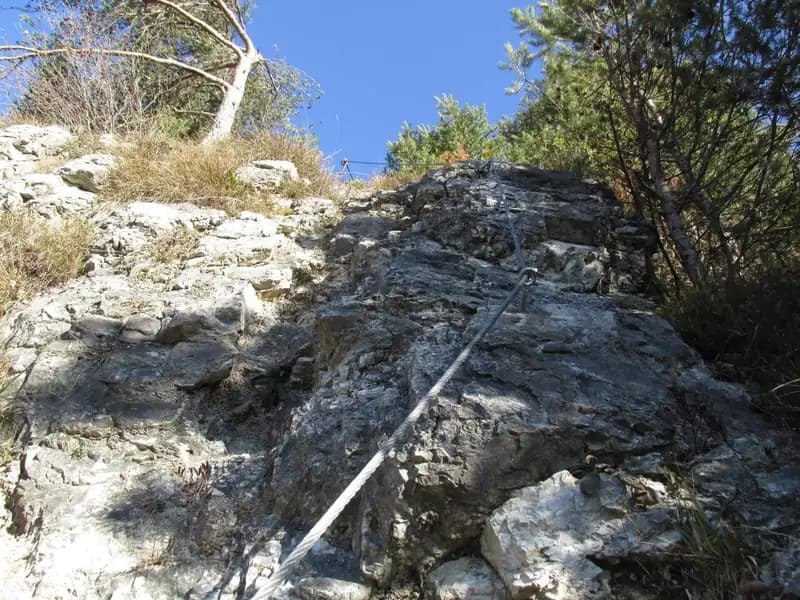 via ferrata Ferrata Crench